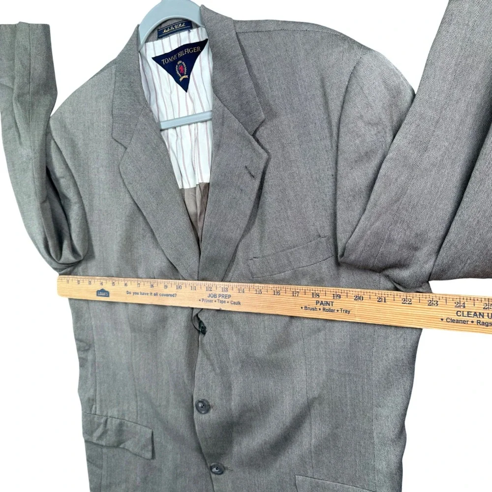 Vintage Tommy Hilfiger Blazer Mens 42S Wool USA Made Old Money Preppy Ivy League